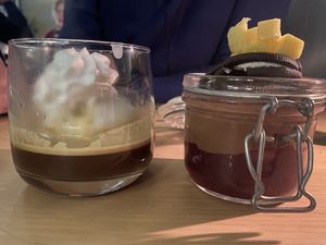 Fresh and home made desserts  at Plant Based Sushi in Amsterdam