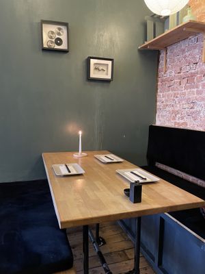 Inside  at Plant Based Sushi in Amsterdam