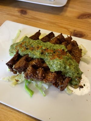 Seitan  at Plant Based Sushi in Amsterdam