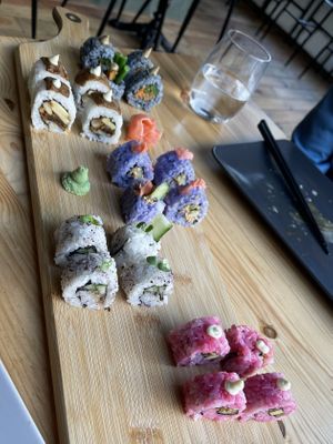 Creative and perfectly balanced, exquisite   at Plant Based Sushi in Amsterdam