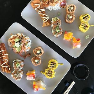 One of the rounds of sushi from this last weekend😄 at Plant Based Sushi in Amsterdam