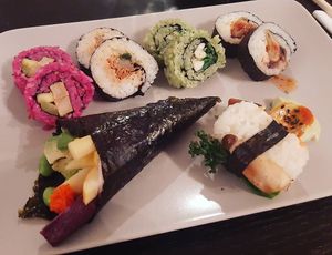 Round 1 at Plant Based Sushi in Amsterdam