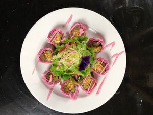 Pinky Winky Roll at Plant Based Sushi in Amsterdam