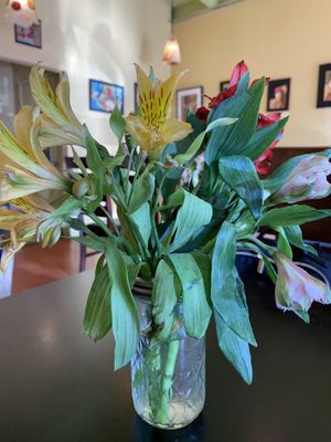 Flowers  at Viva Mexicana in Sebastopol