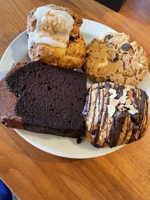 Vegan cookie, cake and scones  at Purebread in Whistler