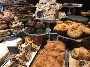 Vegan brownies at Purebread in Whistler