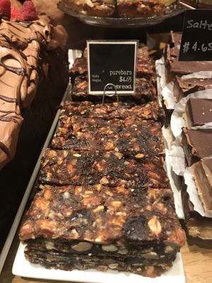 Vegan purebars at Purebread in Whistler