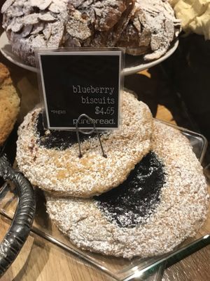 Vegan biscuits at Purebread in Whistler