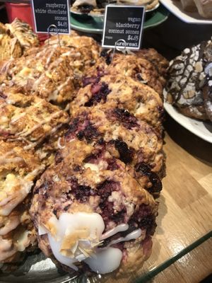 Vegan berry scones at Purebread in Whistler