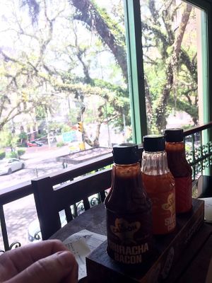 Pimentas espetaculares at Oak's Burritos in Porto Alegre