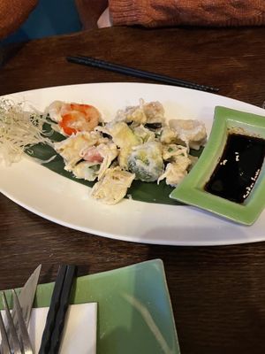 Tempura veg  at Soya in Bergen