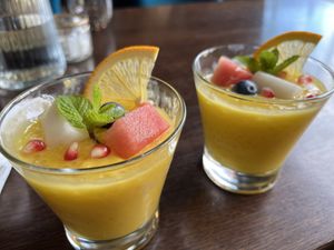 This was actually too much. We just somehow thought it was a light and very sweet desert but it was to much «food» after 1,5 dinners each person  at Soya in Bergen