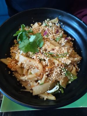 Homemaid noodles at Soya in Bergen