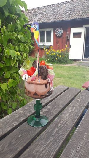 "Veganlife" - the only vegan option on the menu as of July 2022 at Glass & Berså in Arboga