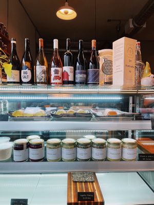 Deli case at 18:30, go early if you want a whole selection! at Fermenter in Portland