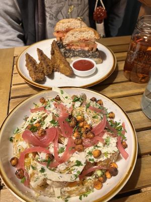 Above: The Fermenter , Below: Golden Beet Salad yumm!!  at Fermenter in Portland