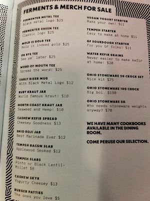 Ferments & merch at Fermenter in Portland
