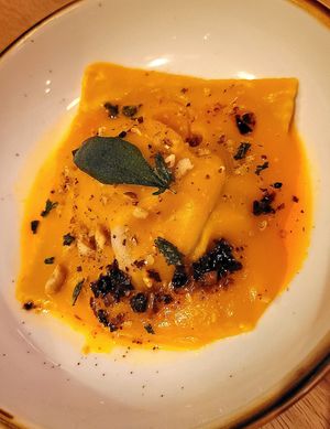Raviolo at Fermenter in Portland