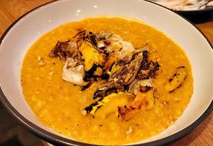 Grilled vegetable risotto at Fermenter in Portland