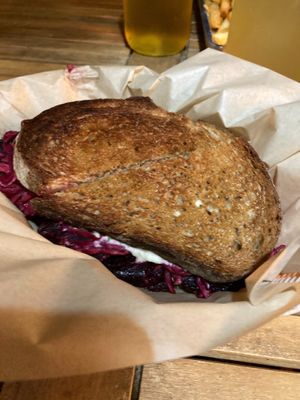 beet reuben at Fermenter in Portland