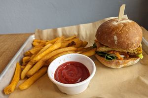 Spring Tofu Sando at Fermenter in Portland