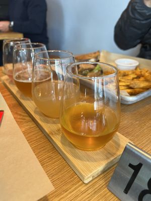 Fermented flight  at Fermenter in Portland