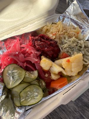 Farewell pickle plate 😭  at Fermenter in Portland