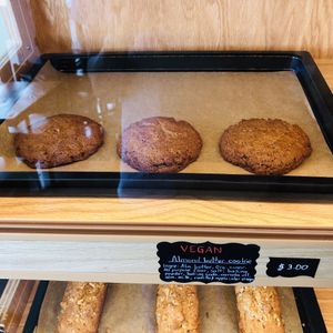 Vegan Almond Butter Cookie  at Natural World Market & Cafe in Redondo Beach