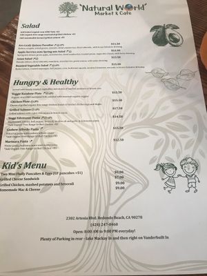 Cafe  at Natural World Market & Cafe in Redondo Beach