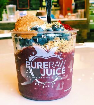 At Pure Raw Juice, We offer a wide variety of plant-based menu items to Fuel Your Healthy Lifestyle!  at Pure Raw Juice - Hampden in Baltimore