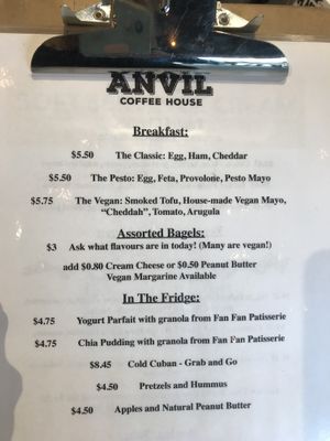 Breakfast at Anvil Coffee House in Edmonton