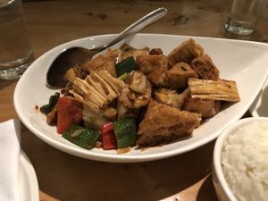 Happy family tofu at China Live in San Francisco