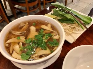 Lotus soup. Super good!  at Hoa Sen Vegetarian Restaurant in Garden Grove