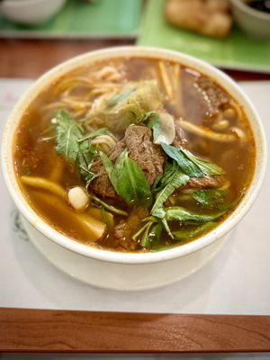 Bún Bò Huê  at Hoa Sen Vegetarian Restaurant in Garden Grove