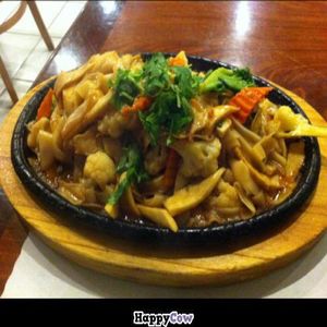 pho xao mem (banh pho lon) at Hoa Sen Vegetarian Restaurant in Garden Grove