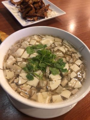 Crab Soup at Hoa Sen Vegetarian Restaurant in Garden Grove