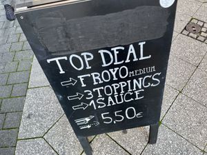sign at YOMARO in Krefeld