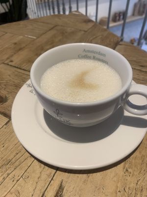 latte  at Pluk in Amsterdam