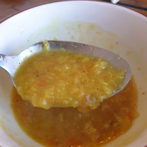 lentil soup at Wardah in Jeju