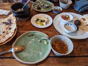 Forgot to take a picture before we started... at Wardah in Jeju