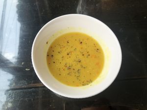 Adas. Lentil soup at Wardah in Jeju