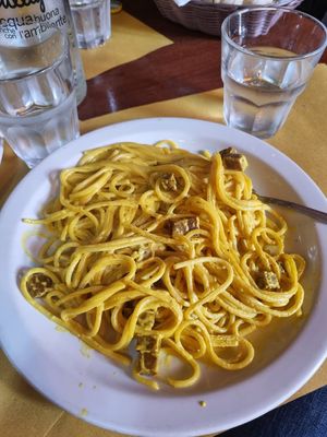 Not most appealing plating but it tasted great. at Al Vapore  in Venice