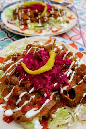 Doner Kebab at Seitan's Kebab in Manchester