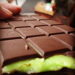 Chocolate Bar with Mint Cream at Filthy Vegan in Ho Chi Minh City
