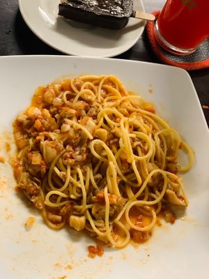 I like to eat pizza and chocolate ice cream, spaghetti.  True Western taste and very good price.  I will eat all the restaurant menu ❤️
 at Filthy Vegan in Ho Chi Minh City