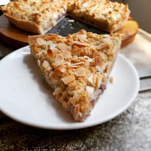 Almond Slice/ Bakewell tart 99.000 at Filthy Vegan in Ho Chi Minh City