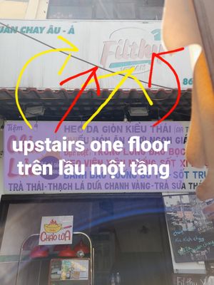 Outside at Filthy Vegan in Ho Chi Minh City