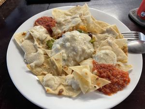 Nachos ordered without olives and pickled chilli  at Filthy Vegan in Ho Chi Minh City