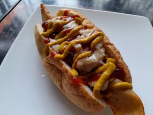 Chilli Cheezy Dog 99.000 at Filthy Vegan in Ho Chi Minh City