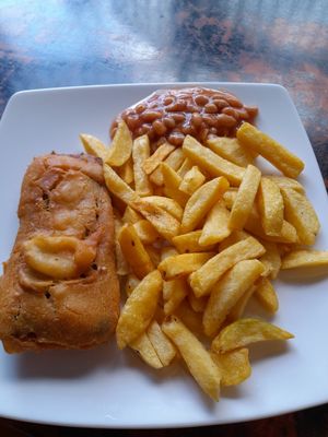Fish and chips at Filthy Vegan in Ho Chi Minh City